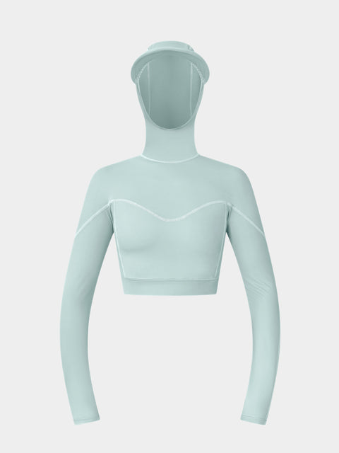 UPF50+ Keramas Hooded Rashguard for Women