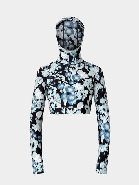 UPF50+ Keramas Hooded Rashguard for Women