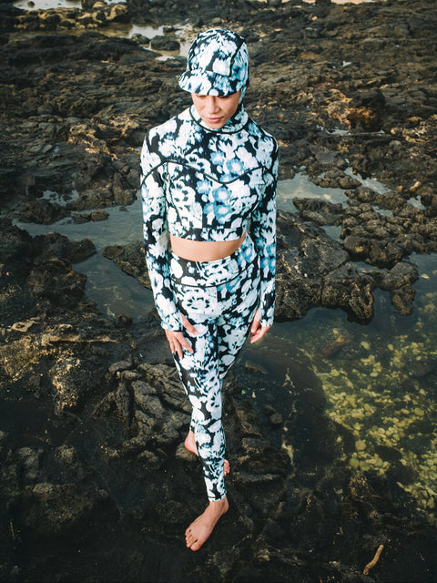 UPF50+ Keramas Hooded Rashguard for Women