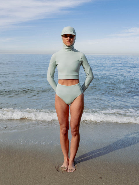 UPF50+ Keramas Hooded Rashguard for Women