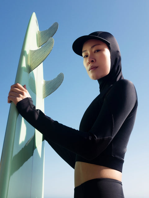 Hooded Rashguards Designed for Women Who Actually Surf