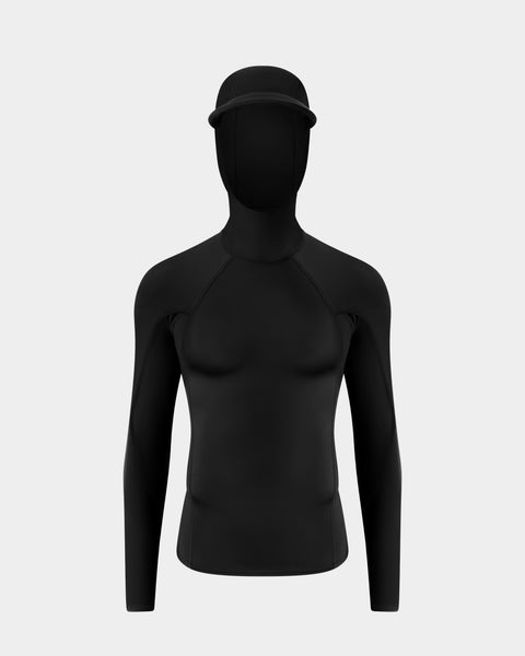 UPF50+ Pipeline Hooded Rashguard with Zipped Utility Pocket