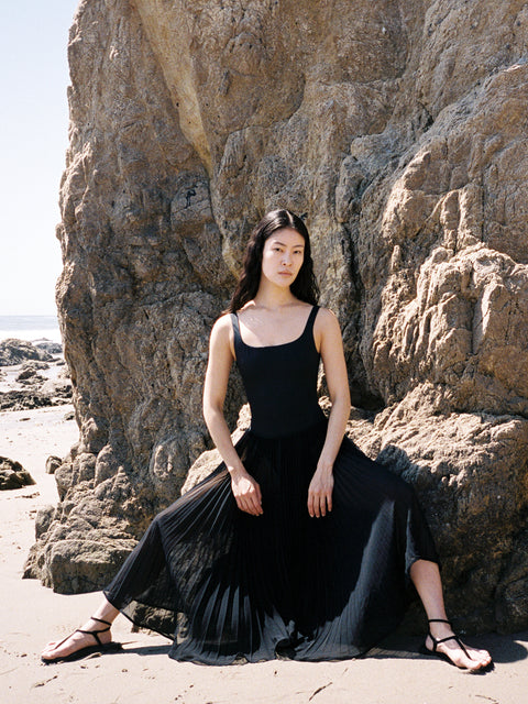 Waikiki Pleated Skirt